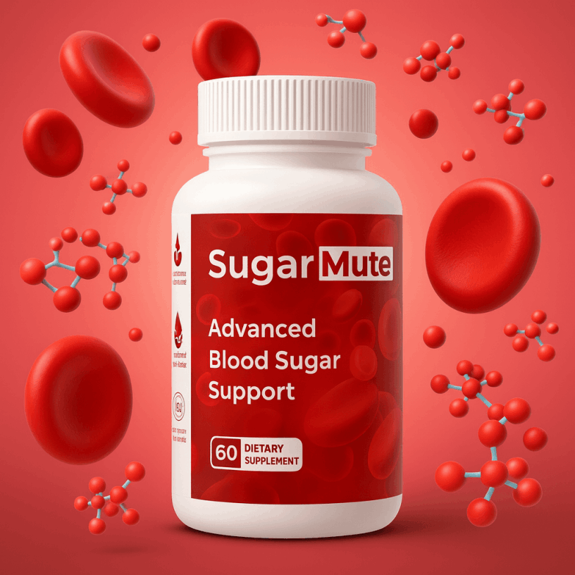 SugarMute supplement 3D bottle image